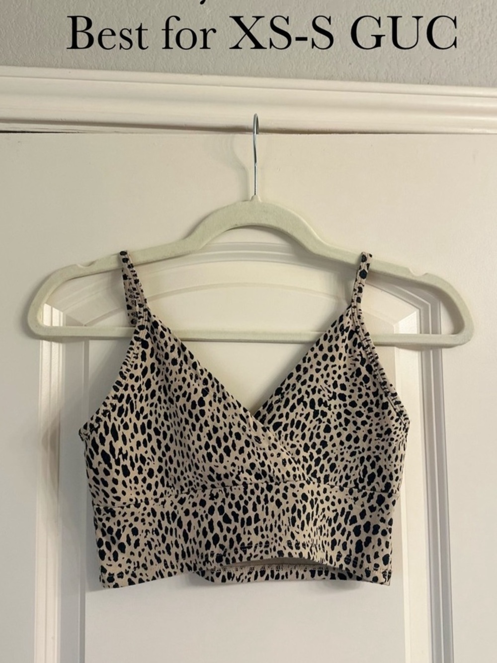 Brandy Melville Leopard Print Crop Top